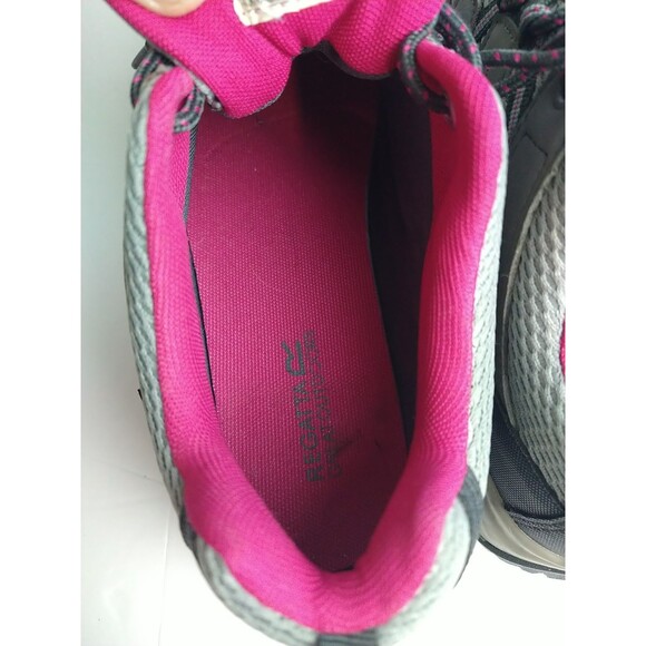 Regatta Great Outdoor Woman 9 Lady Holcombe Low Grey Pink Hiker Active Outddor - Picture 7 of 11